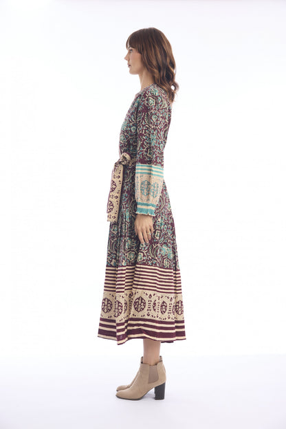 Block Maxi Dress