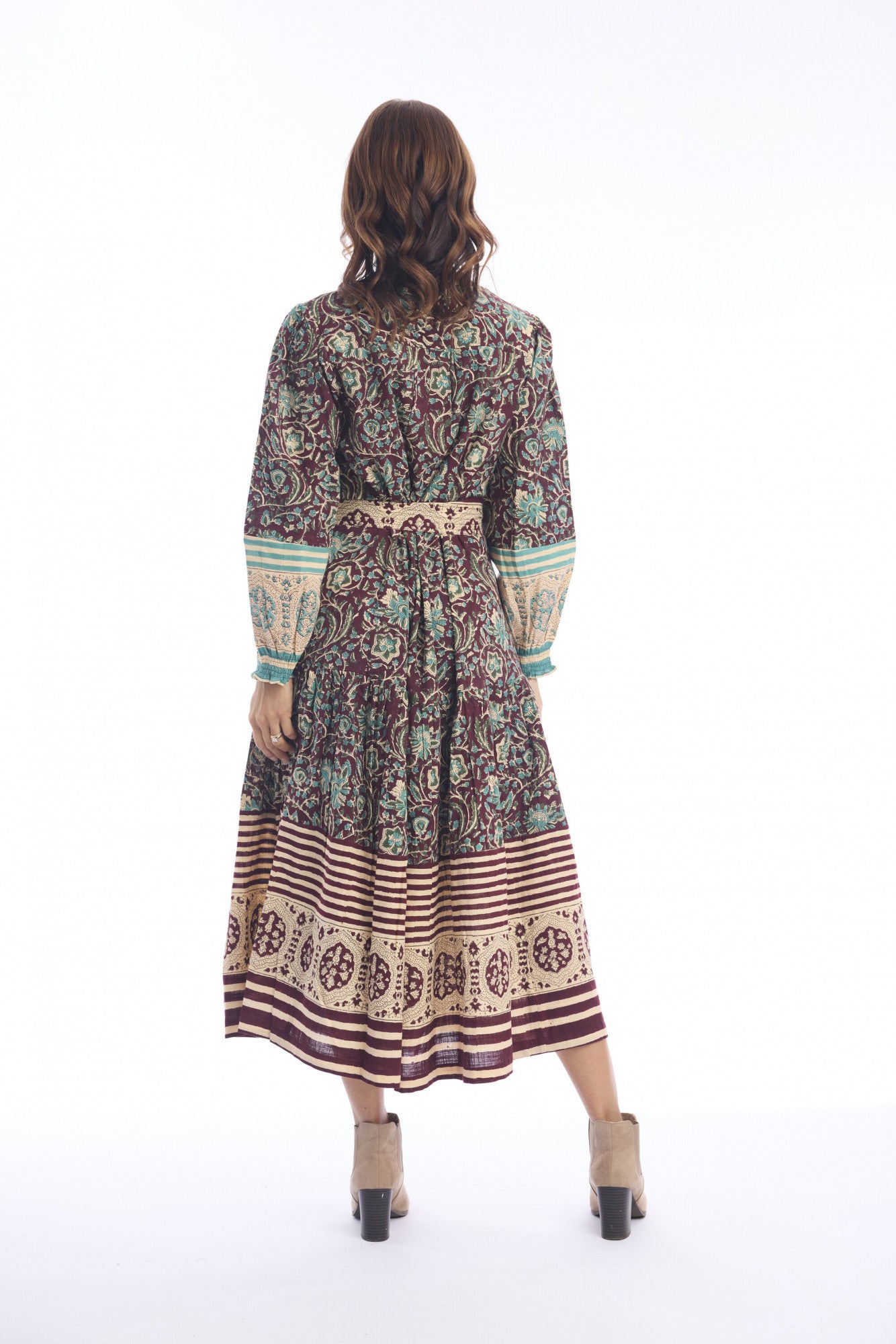 Block Maxi Dress