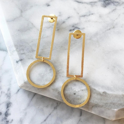 Brit Earrings | Gold