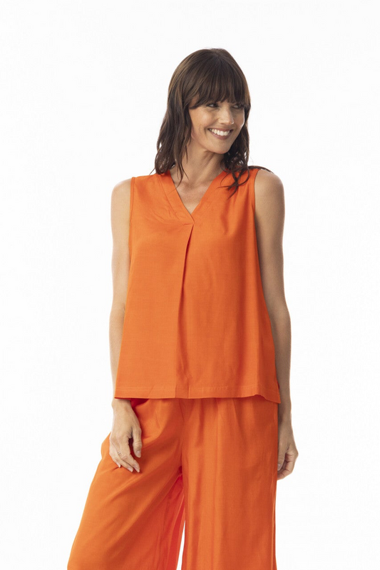 Lux Cami Sleeveless - Mandarin