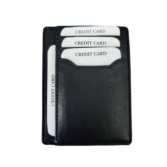 Leather Card Holder - Brown