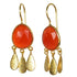 MW Teardrop Euro Gold Gemstone Earrings A36E (Assorted)