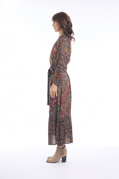 Crete Maxi Dress Tie Waist