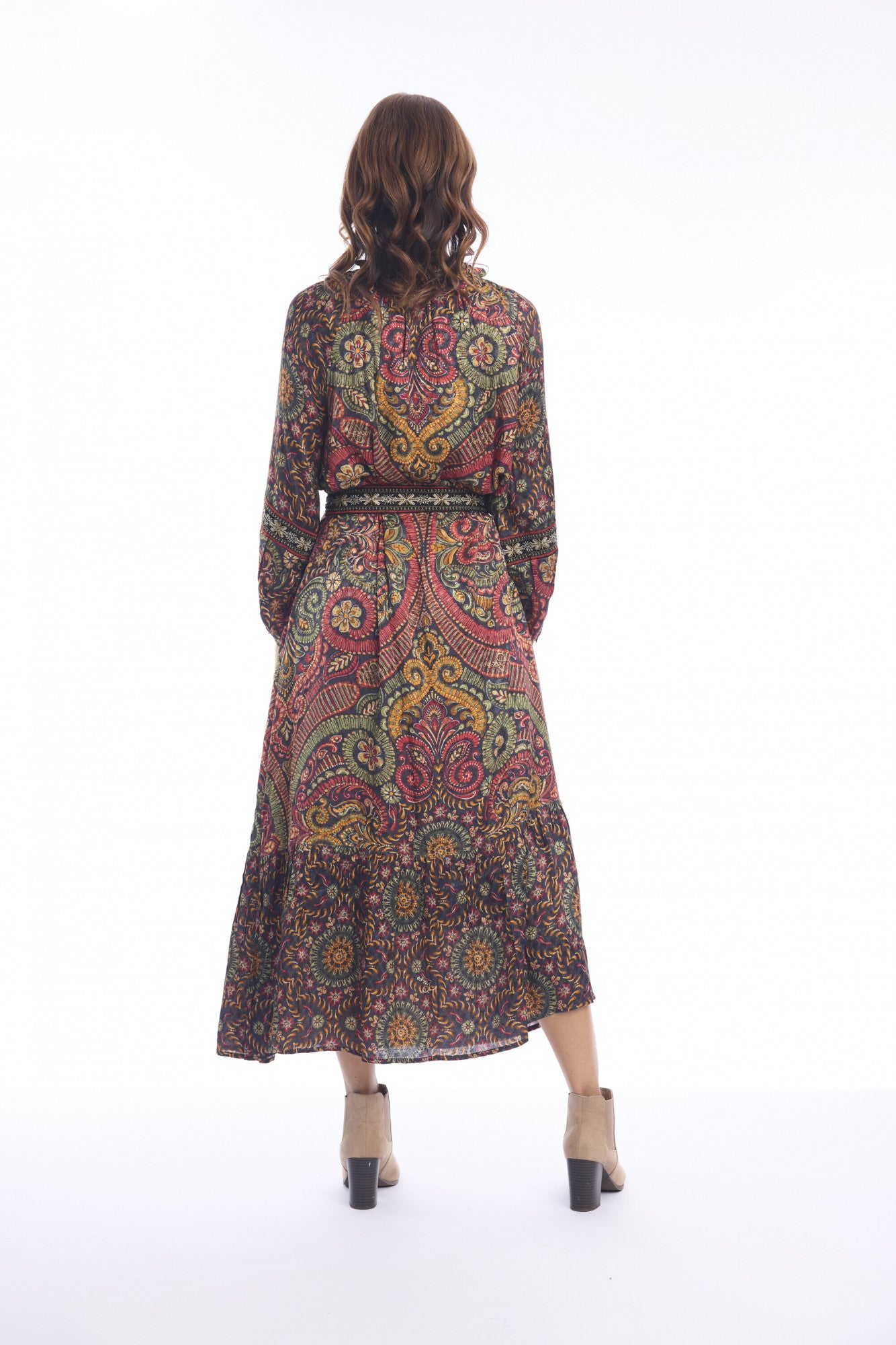 Crete Maxi Dress Tie Waist