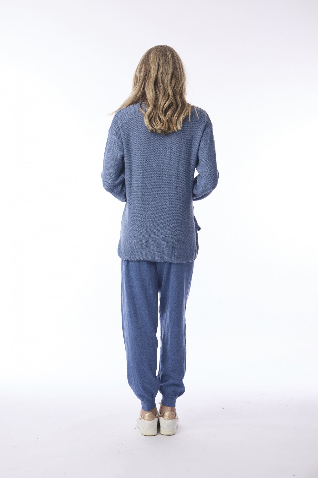 Knit Jogger Pants in Essentials Colours - Navy, Denim & Natural
