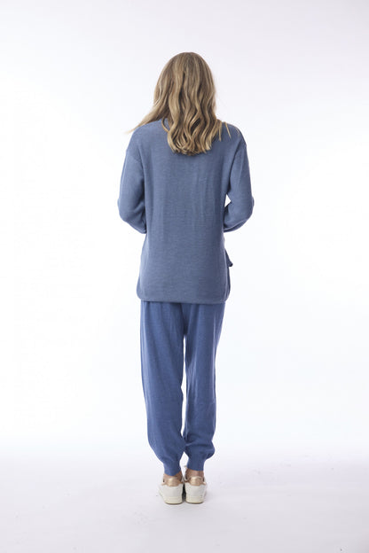 Knit Jogger Pants in Essentials Colours - Navy, Denim & Natural