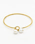 Petals 2 Large Pearl Bangle