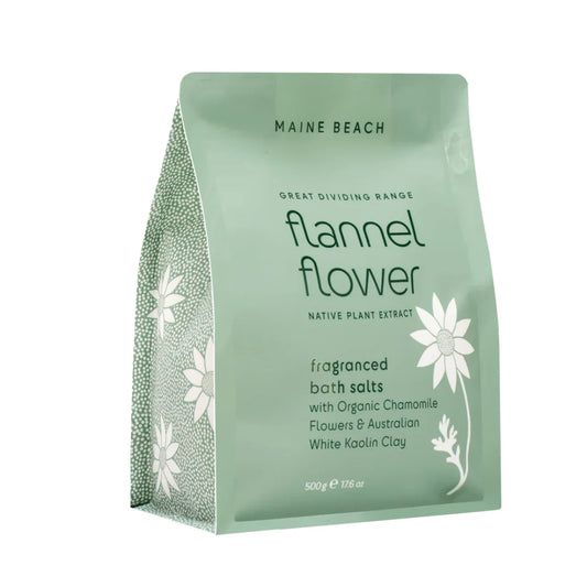 Flannel Flower Bath Salts Pouch 500g
