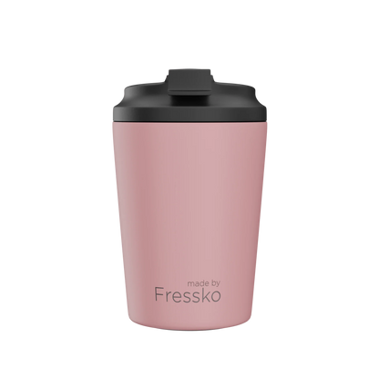 Ceramic Bino 8oz Reusable Coffee Cup in Peachy and other colours
