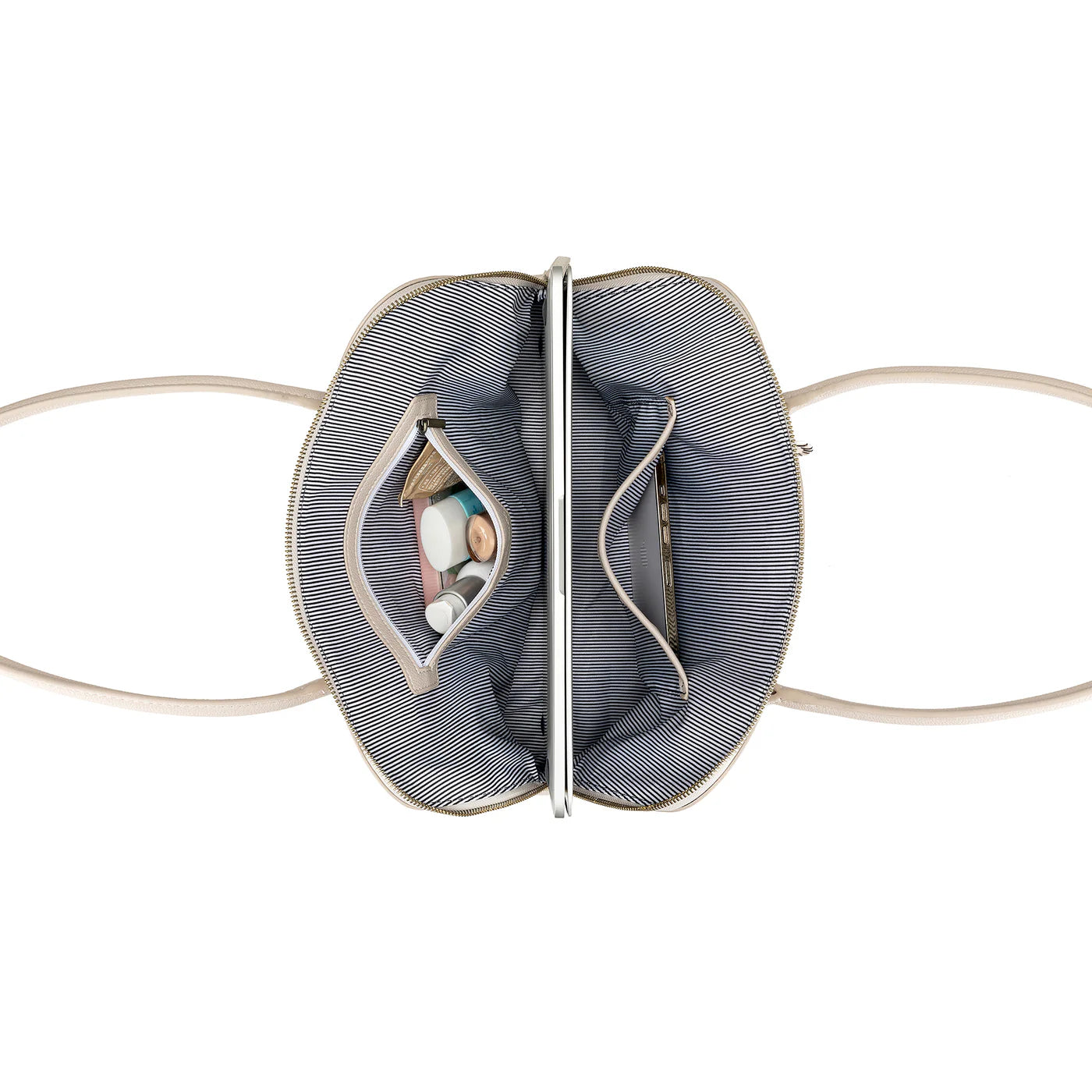 Francesca 3 piece handbag in Oatmeal