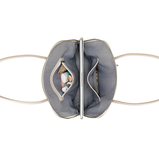 Francesca 3 piece handbag in Oatmeal