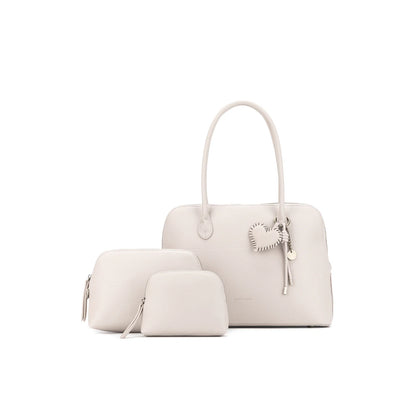 Francesca 3 piece handbag in Oatmeal
