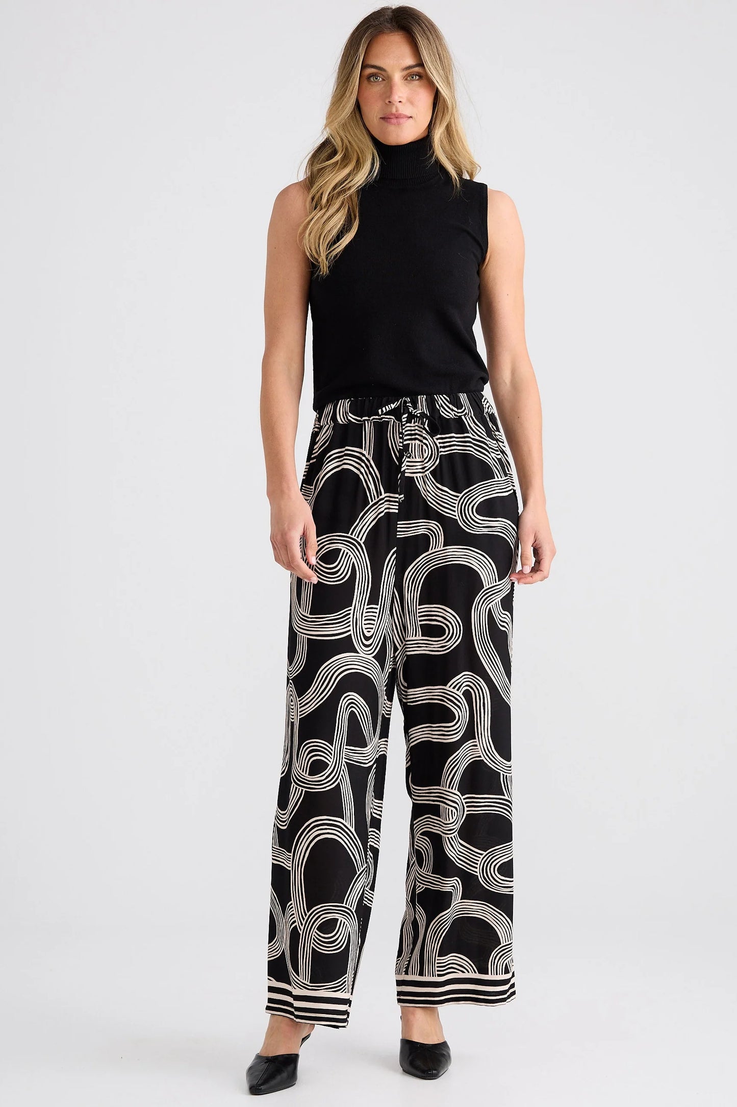 Glenda Pant in Ink Lines