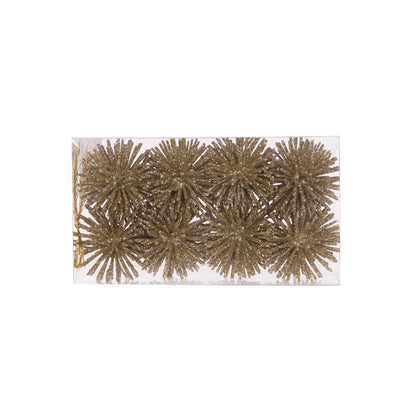 8 Pack Mini Champagne Glitter Puff