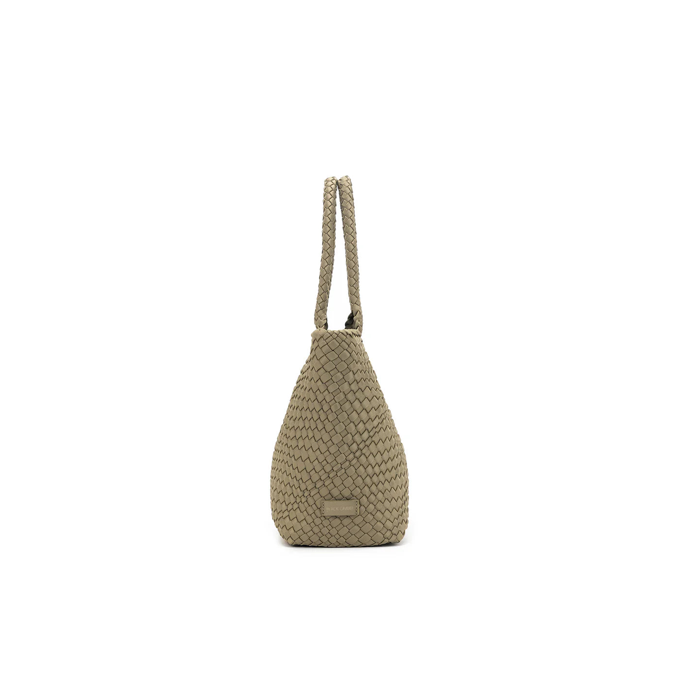 The Hamptons Light Olive 2 piece Woven Neoprene Handbag