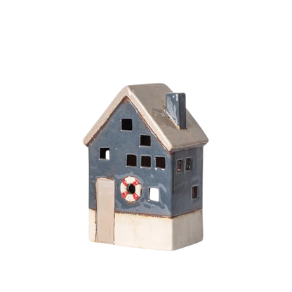 Saint Malo Tea Light House with Buoy Large