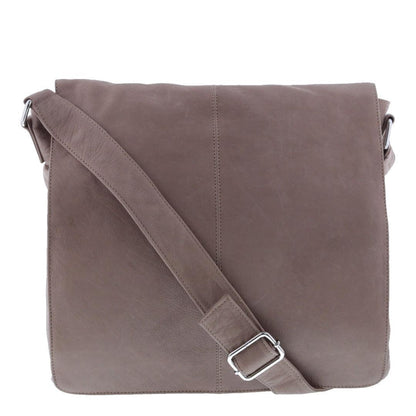 Sam Soft Leather Large Satchel With Flap