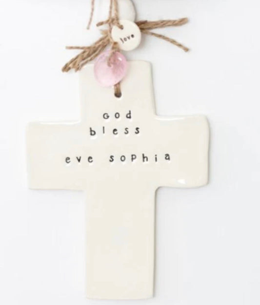Handmade Ceramic Cross Small PRE order