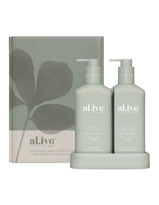 al.ive Ivory Bloom Copact Wash & Lotion Duo