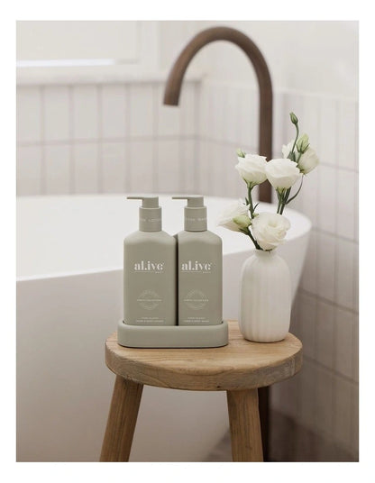 al.ive Ivory Bloom Copact Wash & Lotion Duo