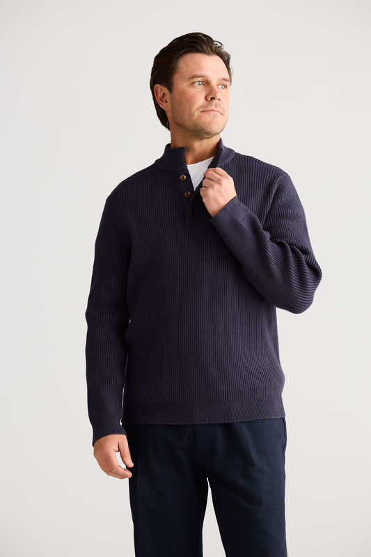 Men's Jordan Knit in Navy Marle