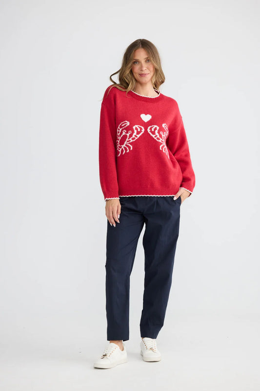Langosta Knit in Red
