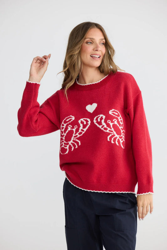 Langosta Knit in Red