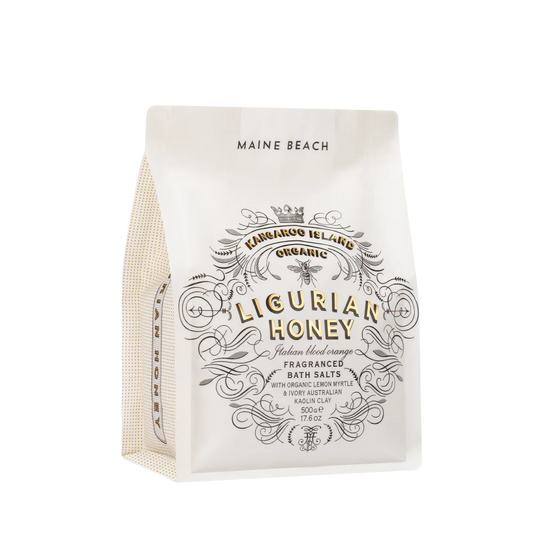 Lingurian Honey Bath Salts Pouch 500g