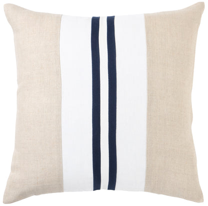 Linen Monaco Stripe 50x50 Cushion