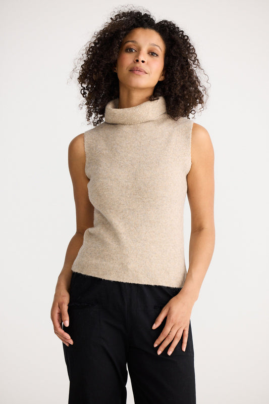 Lucerne Knit Top in Oatmeal