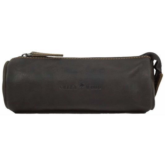 Ava Brown Leather Pen Case