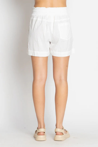 Beach Shorts in White