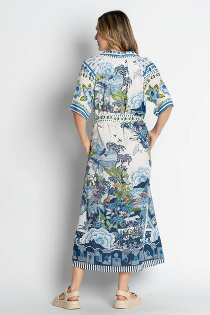 Dita Shirt Dress - Ocean