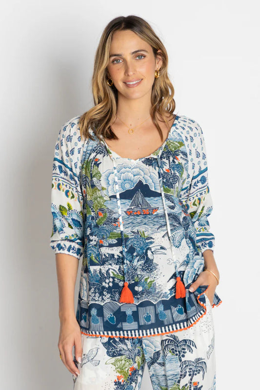 Dita Top - Ocean