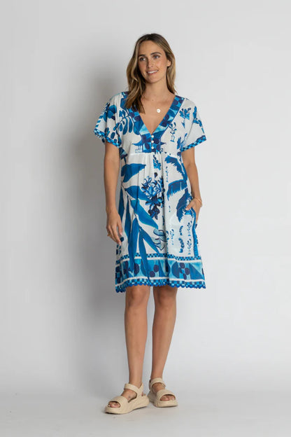 Karasi Dress in White