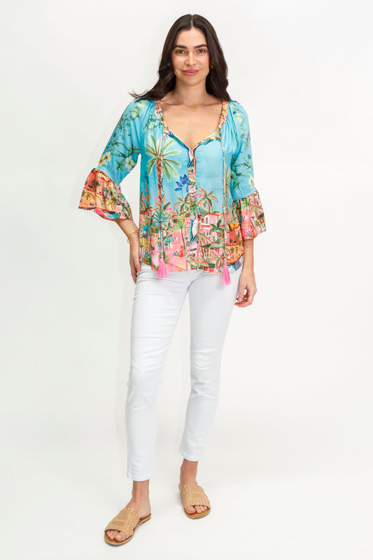 Majorca Top in Lagoon