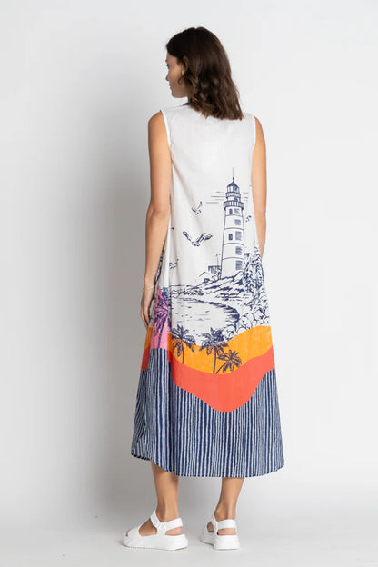 Byron Maxi Print Dress
