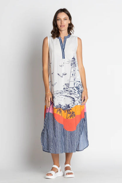 Byron Maxi Print Dress