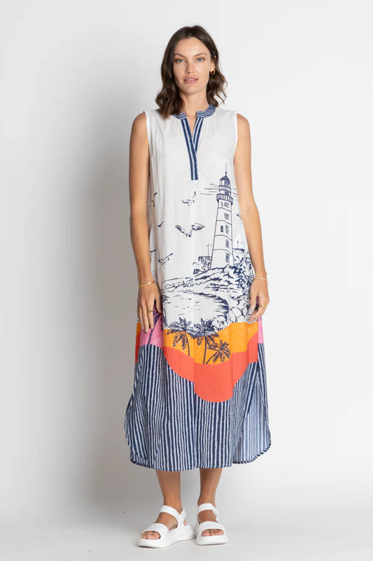 Byron Maxi Print Dress