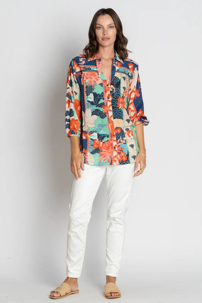 Wazuka Shirt Navy