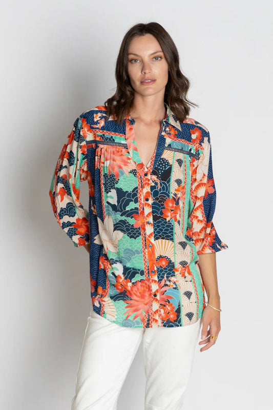 Wazuka Shirt Navy