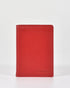Lyon RFID Passport Leather Wallet in Red