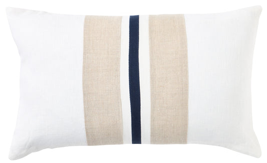 Linen Monaco Stripe 30x50 Cushion