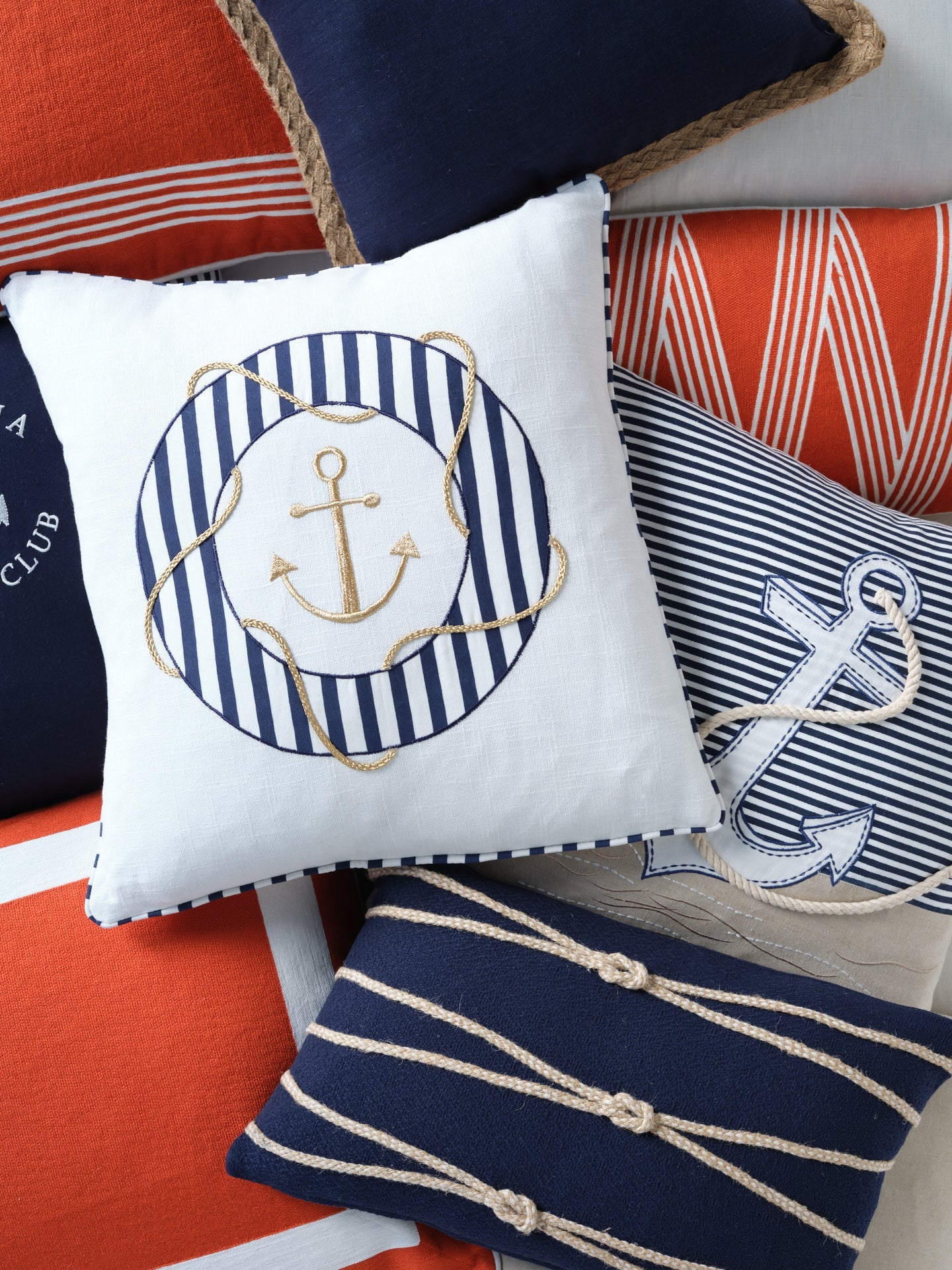 Montauk Anchor Cushion 50 x 50