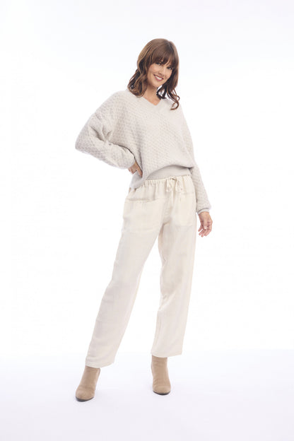 Linen Pant in Natural