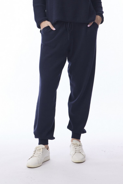 Knit Jogger Pants in Essentials Colours - Navy, Denim & Natural