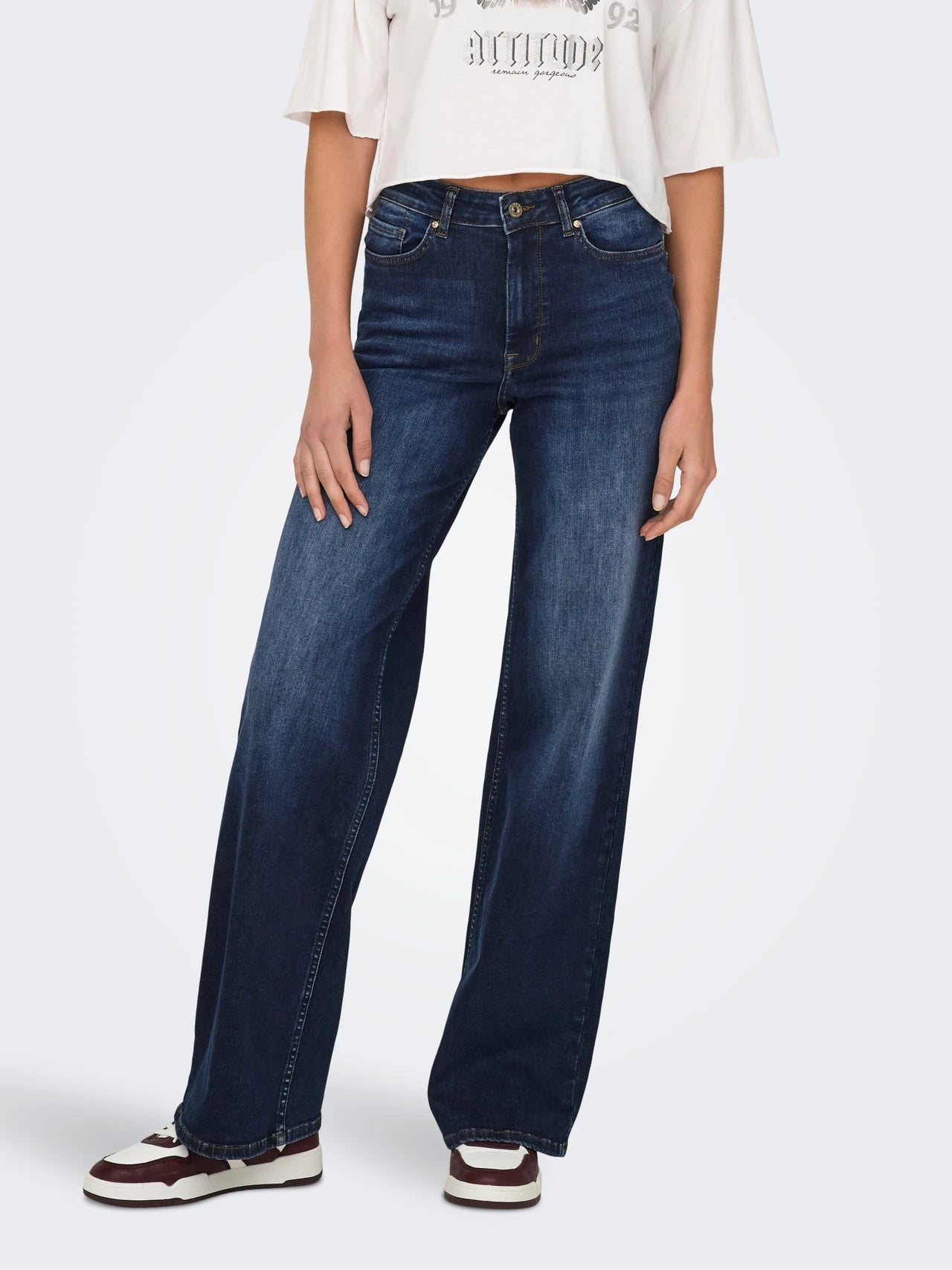 Madison High Waist Wide Leg Jeans