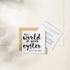 Plantable Card by Inartisan - The World is Your Oyster