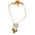 MW Gold & Gemstone Raindrop Necklace A36