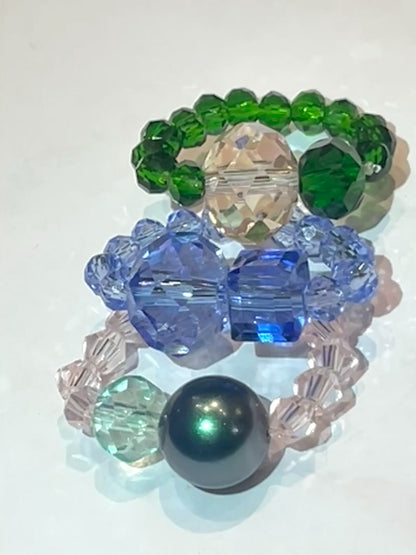 Swarovski Pearl Ring - various